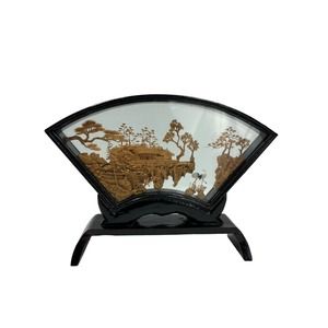 Vintage Hand Carved Cork Sculpture, Heritage Industries LTD - Numbered